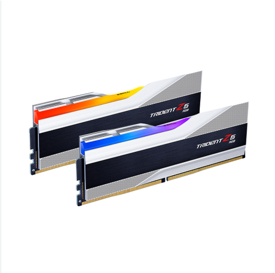 Ram PC GSkill Trident Z5 32GB DDR5 6000MHz RGB (2x16GB) (F5-6000J4040F16GX2 TZ5RS) - SILVE