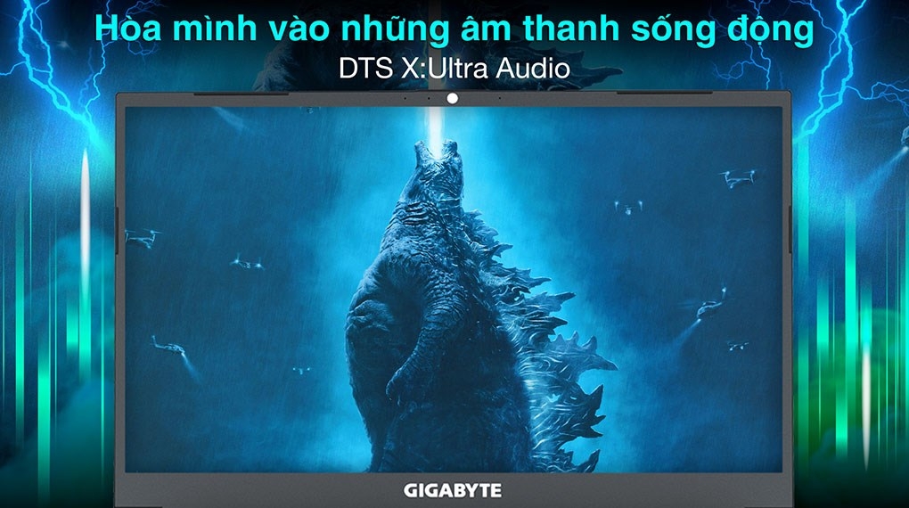 Laptop Gaming Gigabyte G5 GE-51VN263SH i5-12500H | 8GB | 512GB | RTX 3050 4GB | 15.6″ FHD 144Hz | Win 11 (Đen)