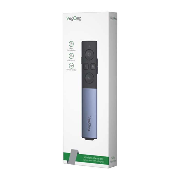 Bút trình chiếu VegGieg cảm biến laser xanh V-LP001