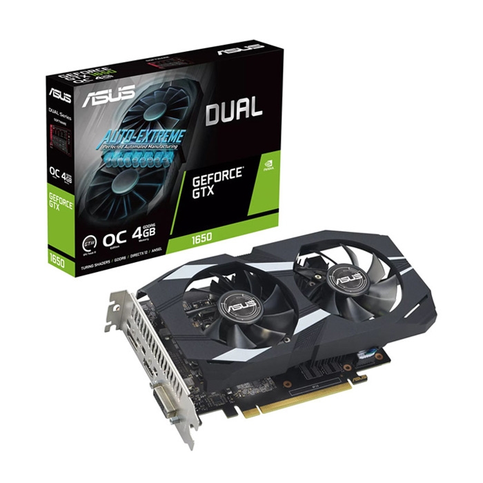 VGA Asus Dual GTX 1650 OC Edition 4GB