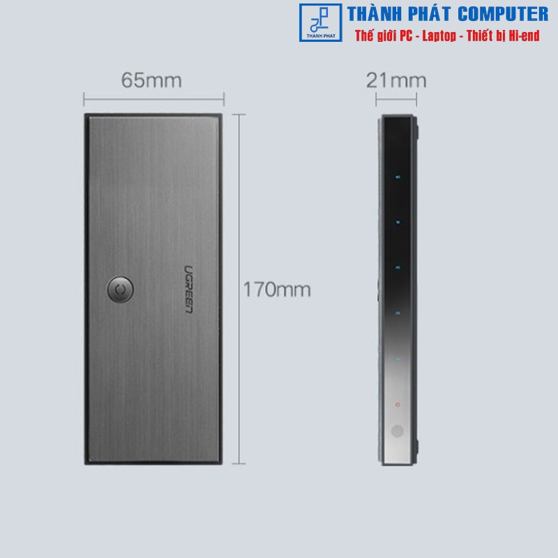 Bộ chuyển mạch 5 vào 1 ra HDMI 2.0 4k60Hz Ugreen 50710