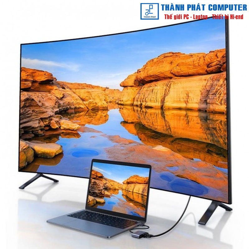 Cáp chuyển đổi USB 3.0 sang HDMI/VGA 1080P60Hz Ugreen 20518