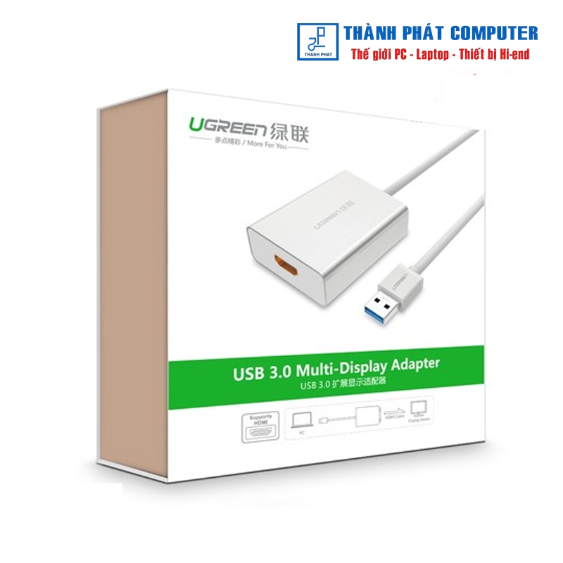 Cáp chuyển đổi USB 3.0 to HDMI Ugreen 40229