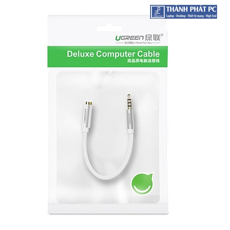 Cáp nối dài âm thanh 3.5mm Mic & Loa dài 20cm Ugreen 20850