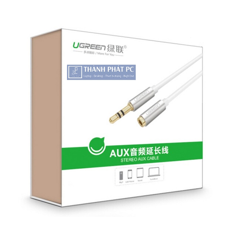 Cáp nối dài Audio 3.5mm dài 3m Ugreen 10777