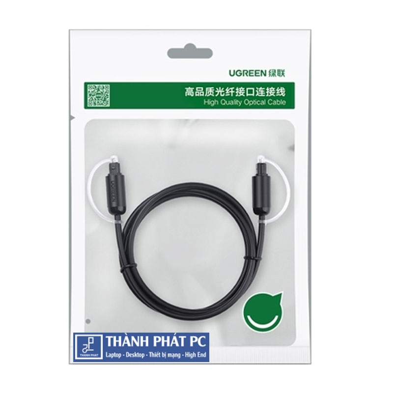 Cáp quang âm thanh Digital Optical Audio Toslink dài 2m Ugreen 70892