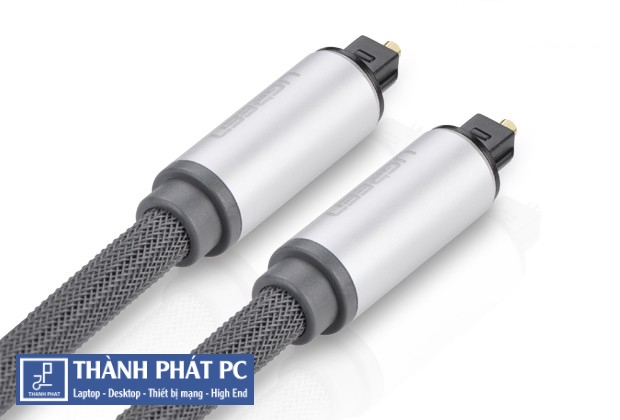 Cáp quang Digital Optical Audio Toslink Vỏ nhôm dài 1m Ugreen 10539