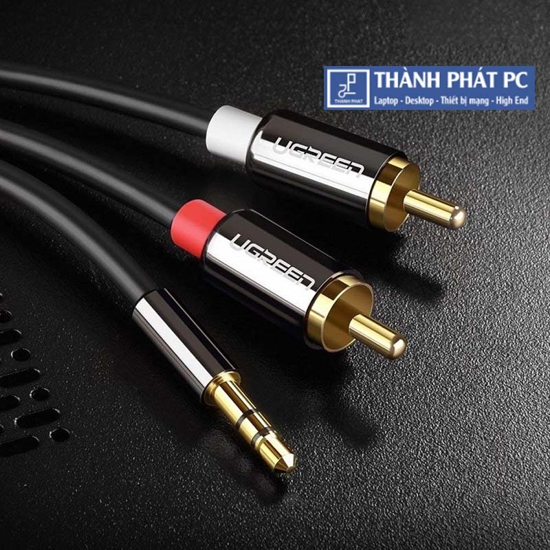 Cáp Audio 3.5mm to RCA dài 3m Ugreen 10590