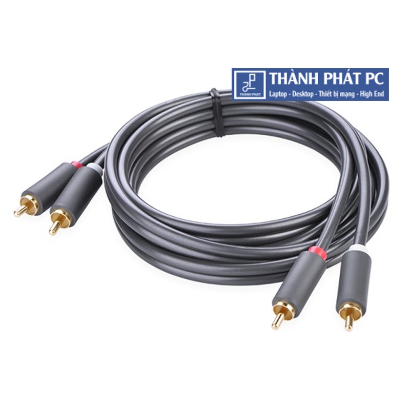 Cáp AV RCA 2 đầu hoa sen dài 1m Ugreen 30747