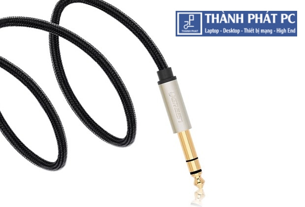Cáp âm thanh Audio 3.5mm sang 6.35mm dài 1m Ugreen 10625