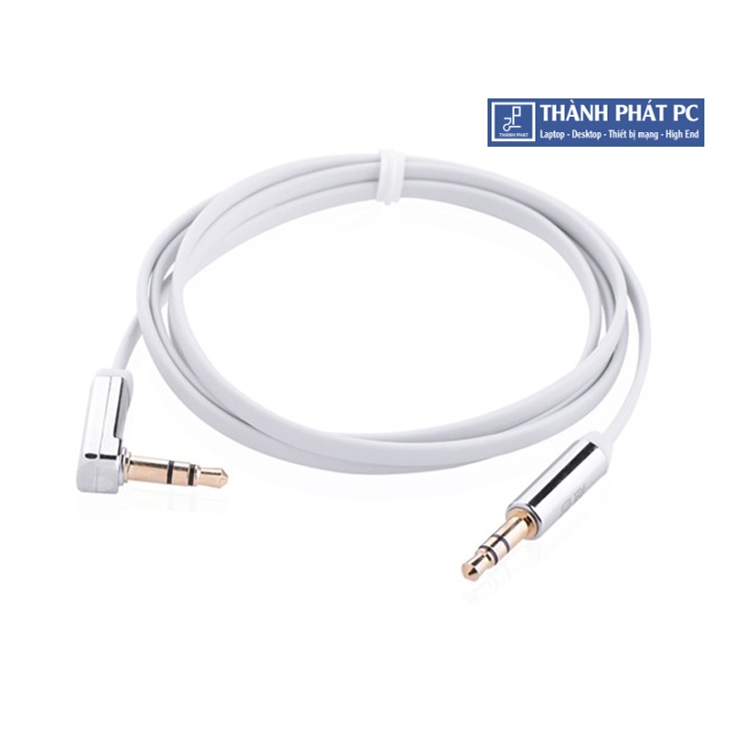 Cáp Audio 3.5mm 1m đầu bẻ góc 90 độ Ugreen 10757