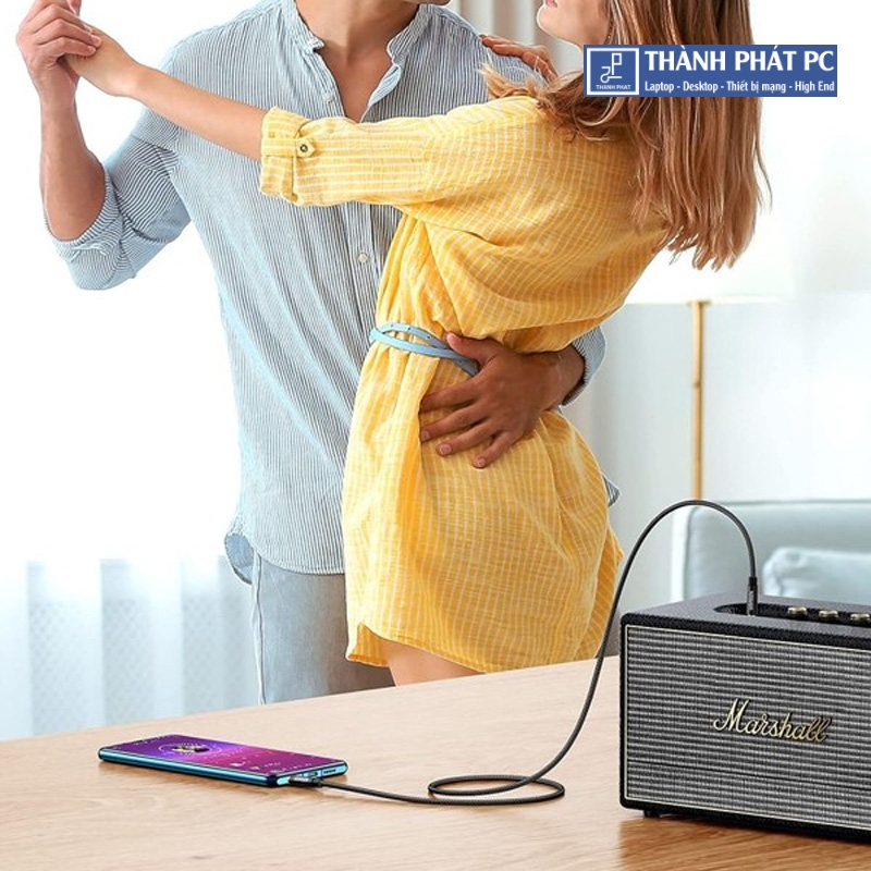 Cáp âm thanh 3.5mm 2 đầu dương dài 2m Ugreen 50363