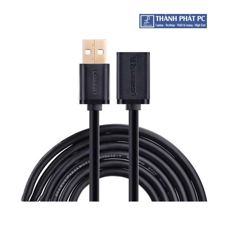 Cáp USB 2.0 nối dài 1m Ugreen 10314