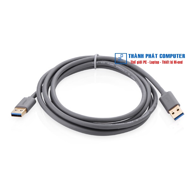 Cáp USB 3.0 hai đầu đực dài 2m Ugreen 10371