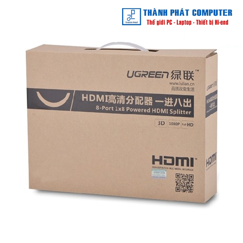 Bộ chia 1 ra 8 cổng HDMI 1.4 4K30Hz Ugreen 40203