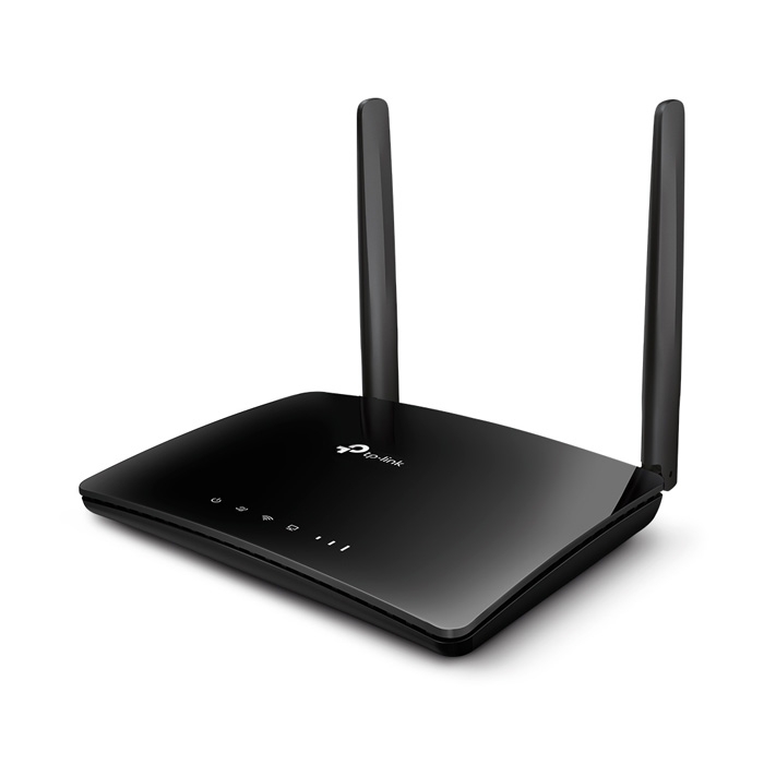 BỘ PHÁT WIFI 4G TP-LINK TL-MR6400 (300Mbps| 2 ĂNG-TEN NGOÀI| SIM 4G| 25 USER)