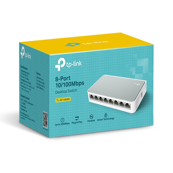 SWITCH TP-LINK TL-SF1008D (8 CỔNG 10/100MBPS| VỎ NHỰA)