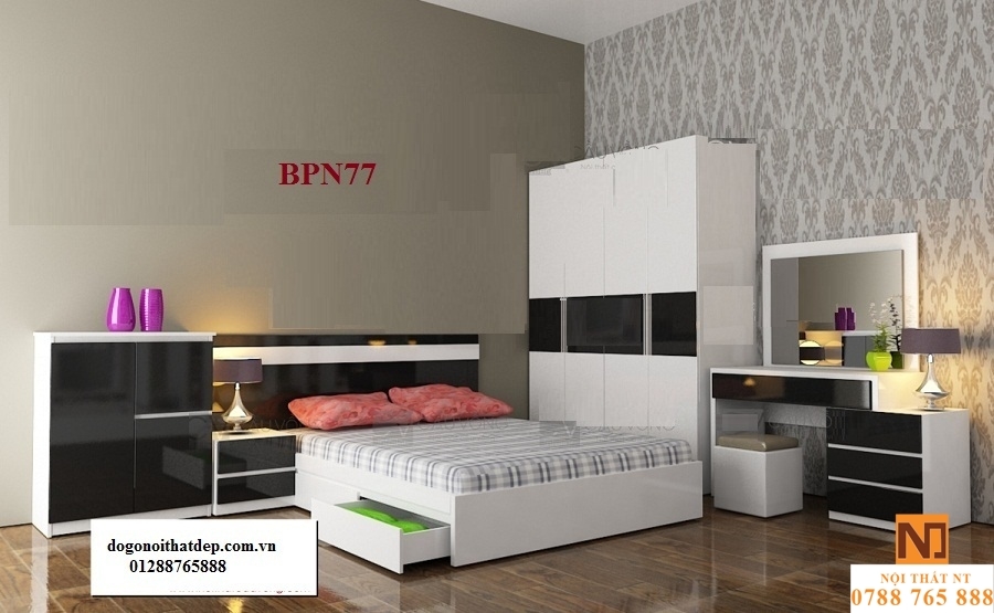 Nội thất phòng ngủ thiết kế BPN77