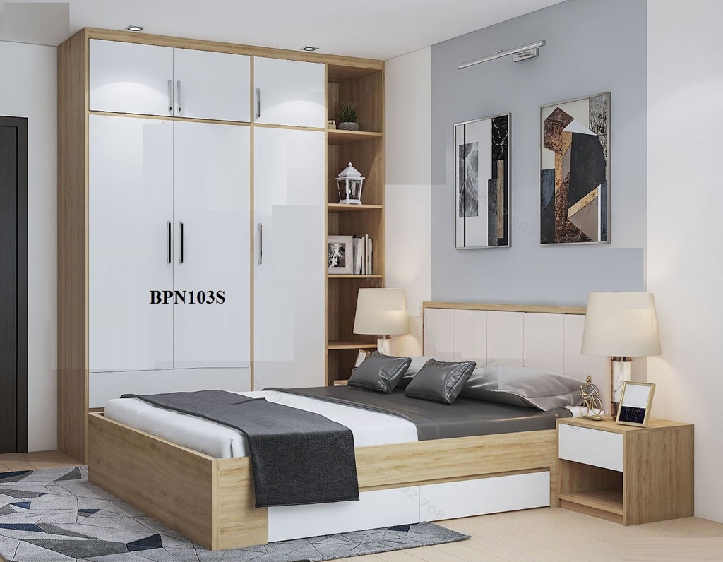 Nội thất phòng ngủ thiết kế BPN103S
