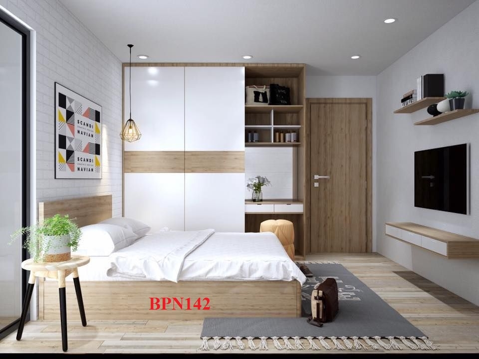 Mẫu nội thất phòng ngủ thiết kế BPN142