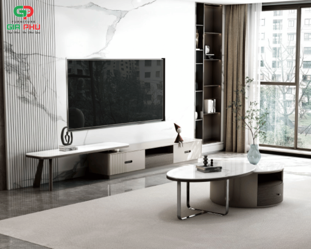 Bàn trà Kệ tivi D3802 - Nội Thất Tam Kỳ