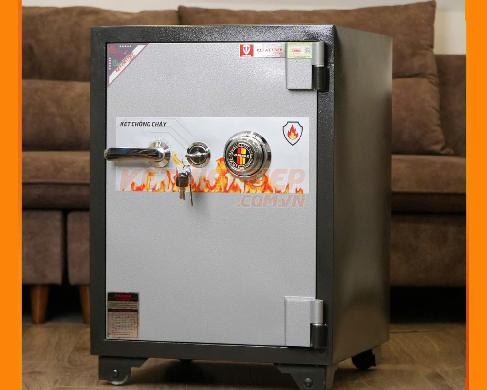 Két sắt Việt tiệp khóa cơ an toàn KV100DM - Két sắt tại Tam Kỳ, Đà Nẵng
