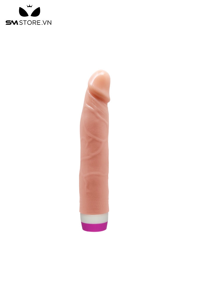 SMT126 - Dildo nhựa với thiết kế dạng thanh rung xoay dài 21cm