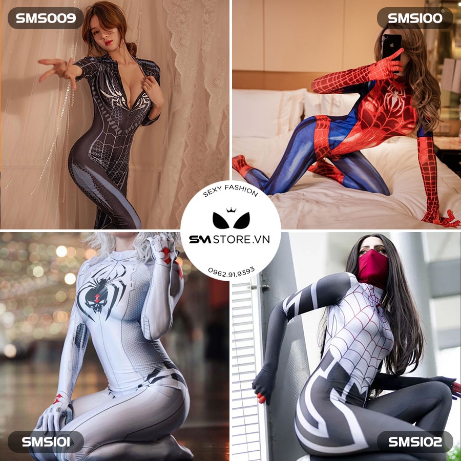 SMS102 - Cosplay Silk người nhện Cindy Moon cực sexy
