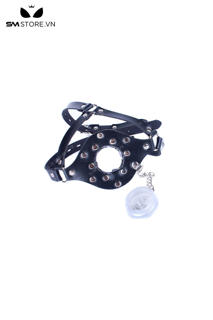 SMT235 - Đồ bịt miệng plug gag bằng nhựa đường kính 3,9 cm