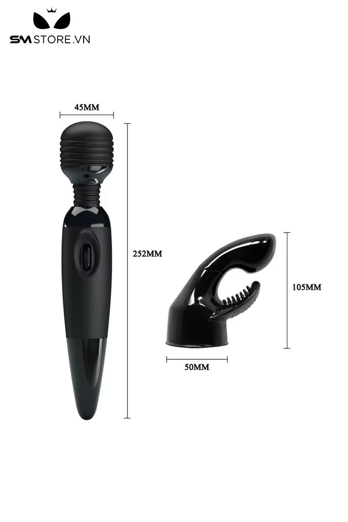 SMT451 - Chày rung silicon cao cấp dài 25.2 cm hỗ trợ kích thích điểm G