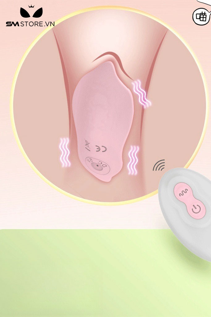 SMT427 - Dương vật giả rung điều khiển từ xa chất liệu silicon dài 96mm