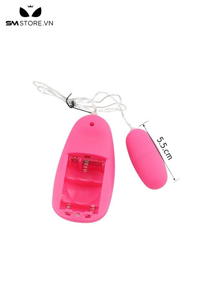 SMT1478 - Trứng rung 1 đầu bằng nhựa dài 5cm có nhiều cấp độ