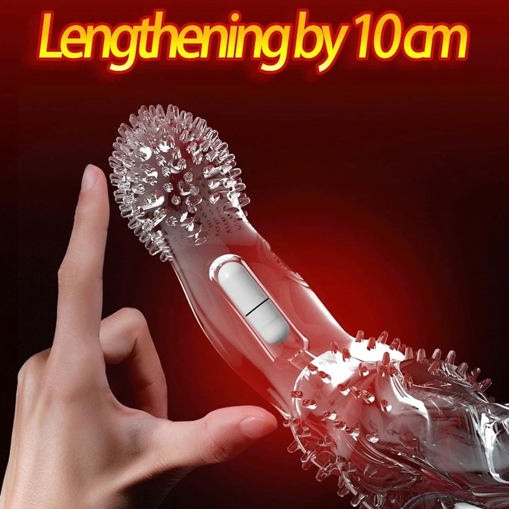 SMT1495 - Bao cao su rung gai ở đầu mix thân có gân và quai đeo