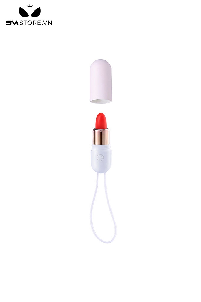 SMT828 -  Trứng rung mini bằng silicon ngụy trang thỏi son dài 180mm