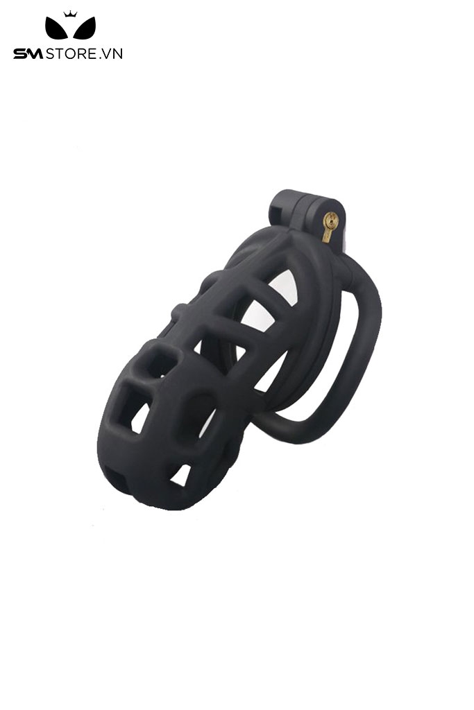 SMT178 - Khóa dương vật cobra bằng nhựa 4 size màu đen