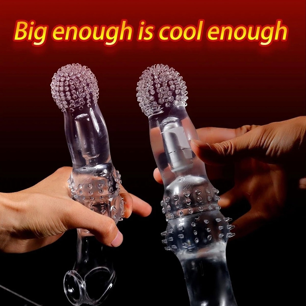 SMT1495 - Bao cao su rung gai ở đầu mix thân có gân và quai đeo