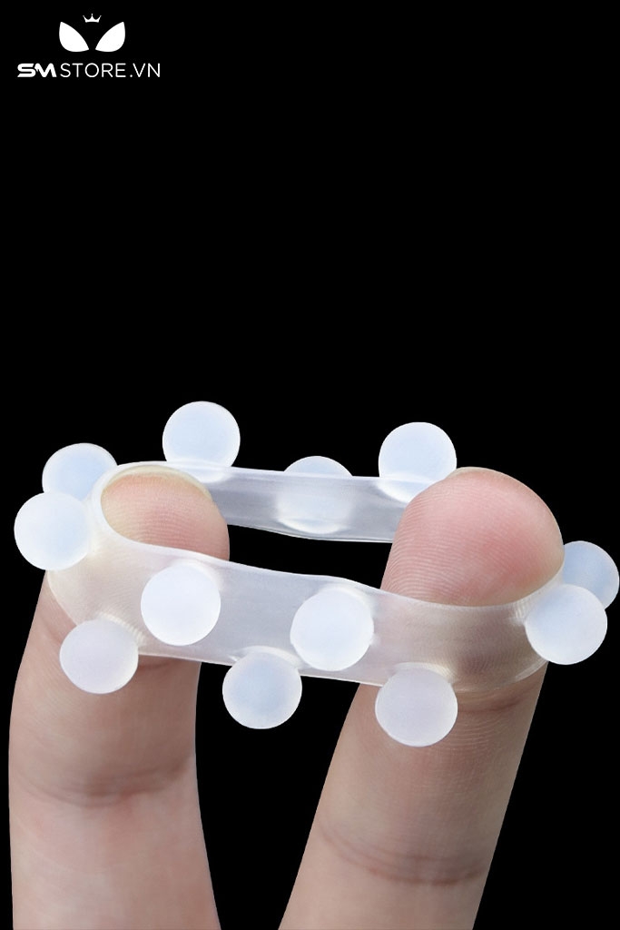 SMT567 - Vòng đeo dương vật bi gai silicon co giãn tốt đường kính 17mm