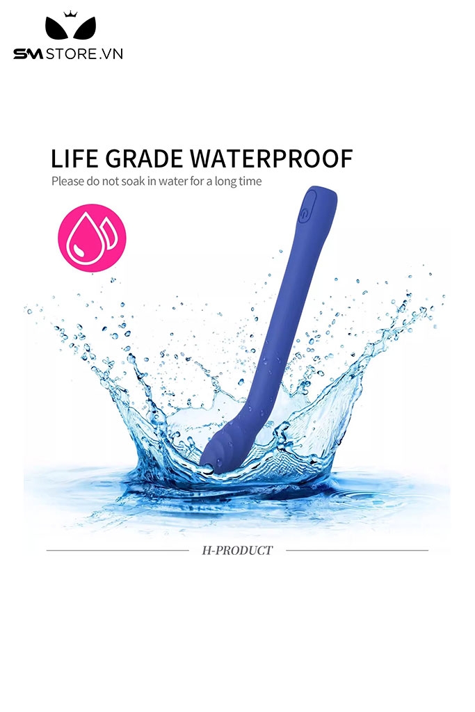 SMT1179 - Máy rung xanh silicon mềm có 10 tần số kích thích điểm G