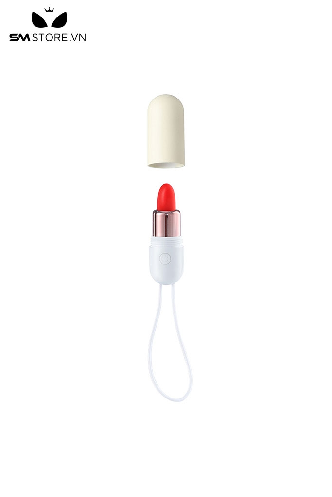 SMT828 -  Trứng rung mini bằng silicon ngụy trang thỏi son dài 180mm