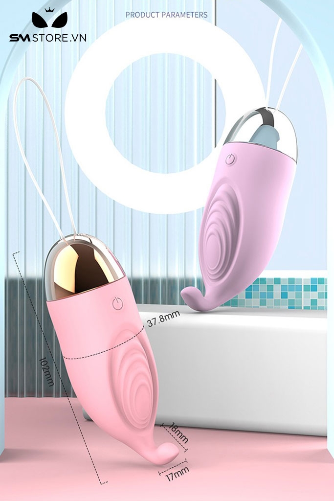 SMT1304 - Trứng rung silicon điều khiển qua APP có 6 tần số mạnh