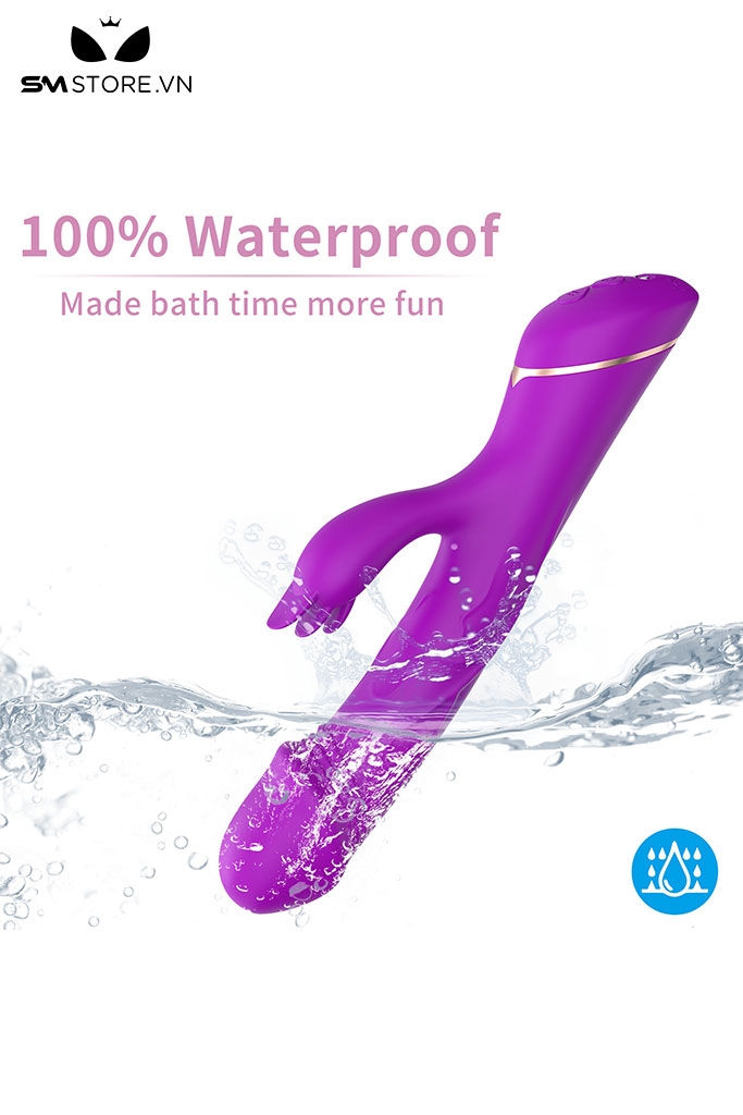 SMT430 - Dương vật giả rung thiết kế 3 lưỡi liếm hột le