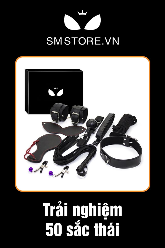 SMT100 - Đồ chơi SM full set 8 món màu đen