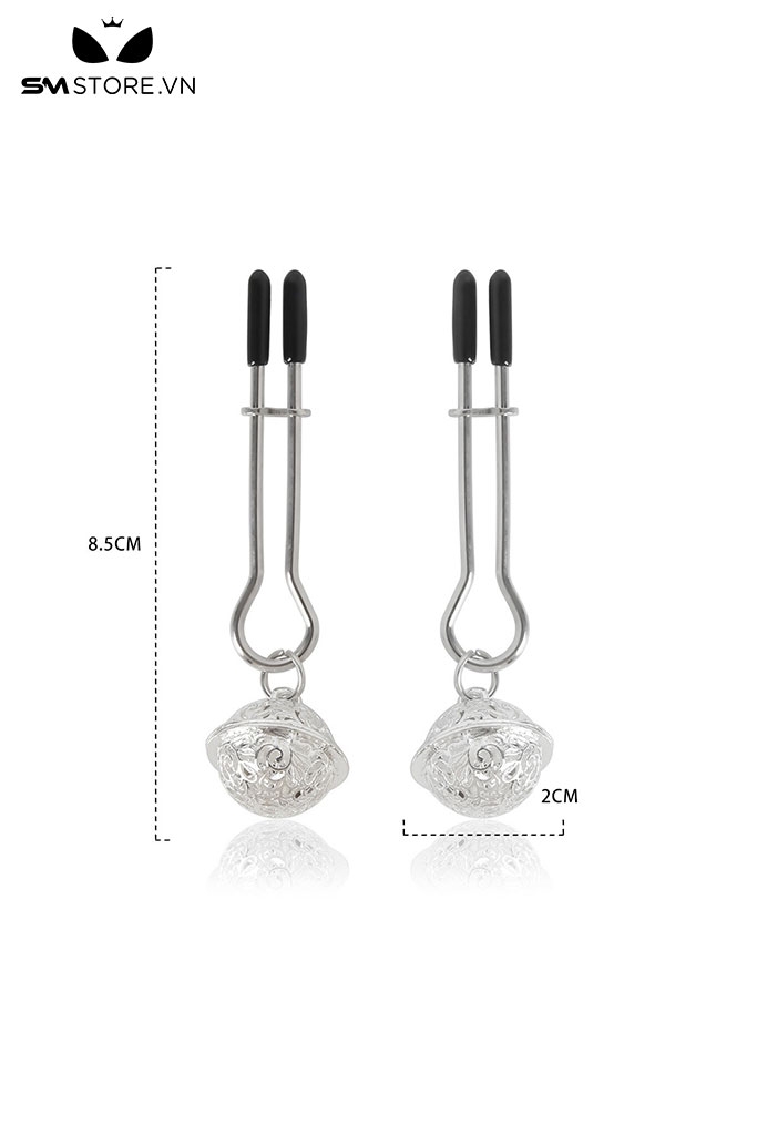 SMT034 - kẹp ti màu vàng có thể điều chỉnh với hoạ tiết nổi bật