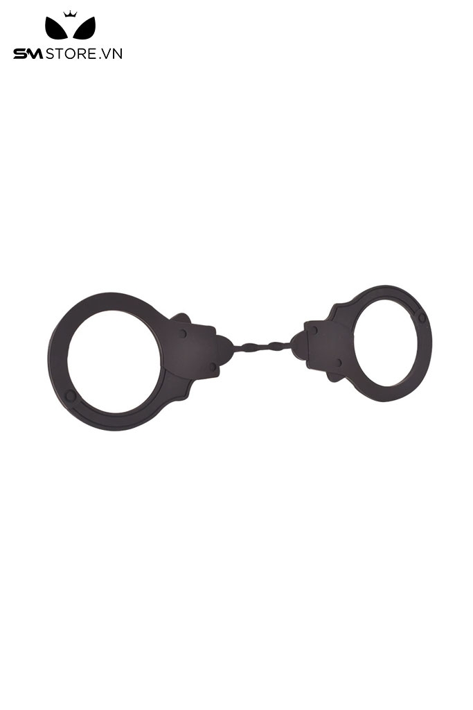 SMT066 - còng tay tình yêu silicon màu đen dài 26,5cm