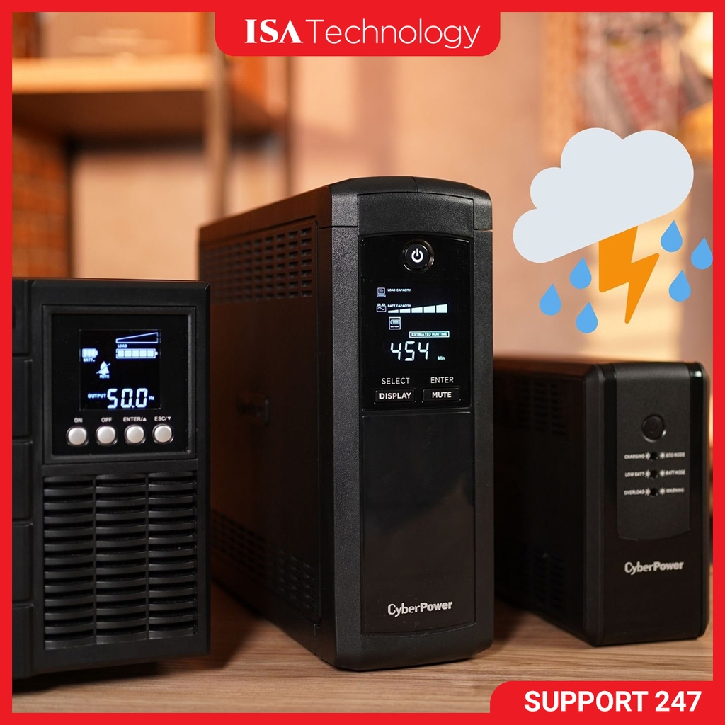 Bộ lưu điện UPS CyberPower VP1000ELCD 1000VA/550W tương thích PC , NAS  DS224+ DS423+