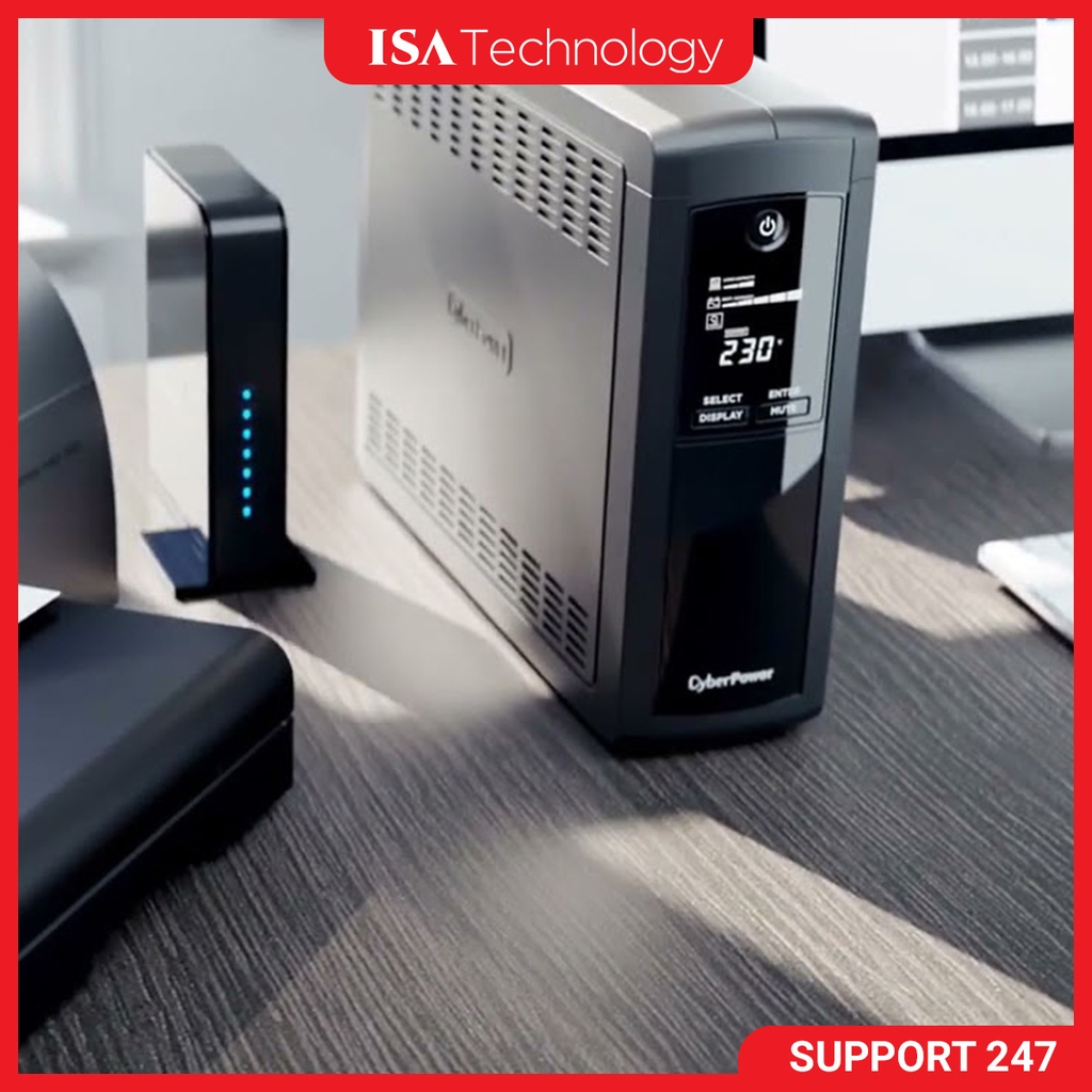 Bộ lưu điện UPS CyberPower VP1000ELCD 1000VA/550W tương thích PC , NAS  DS224+ DS423+