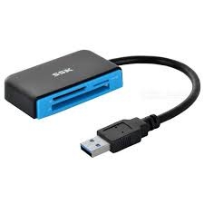 Đầu đọc thẻ nhớ đa năng  Micro SD  SD CF (Đen) USB 3.0 SSK SCRM330