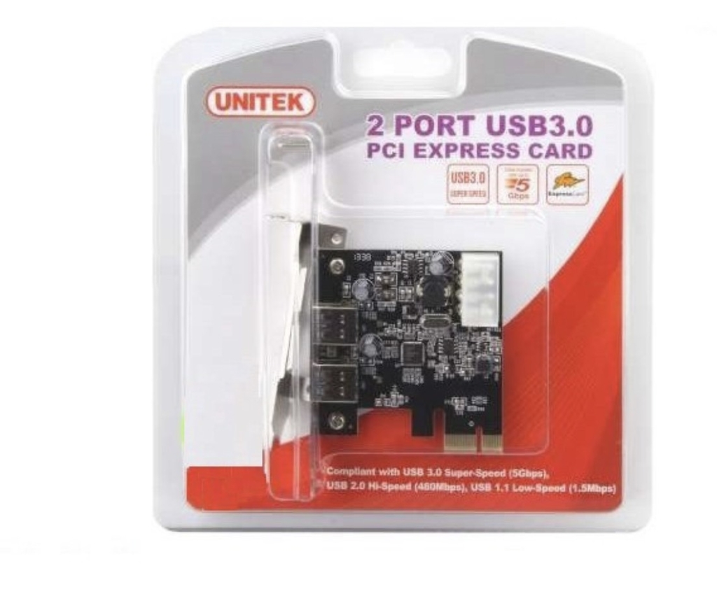 Card PCI ra USB 3.0 Express Unitek Y 7301