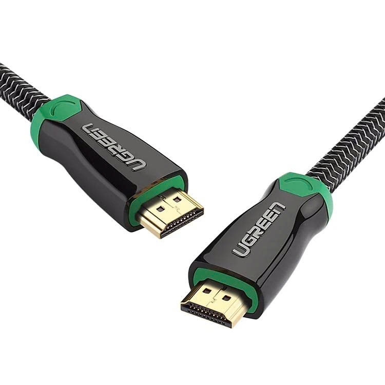 Ugreen Cáp HDMI Ugreen 10291 dài 1M vỏ bọc kim loại hỗ trợ 3D 4K2K chất lượng cao-Hàng chính hãng.