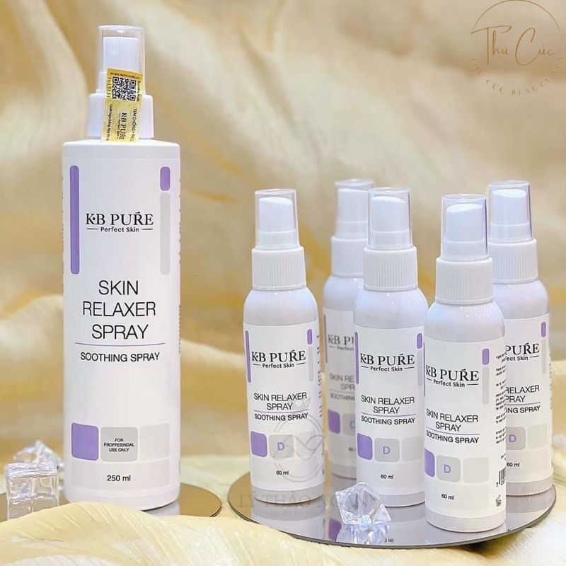 Xịt huyết thanh cấp ẩm KB Pure Skin Relaxer Spray, dưỡng ẩm làm dịu da
